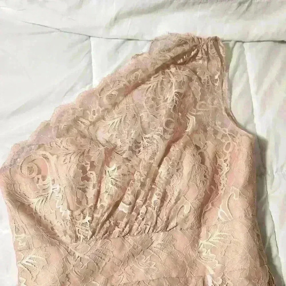 Jim Hjelm One Shoulder Blush Dress - Picture 2 of 6